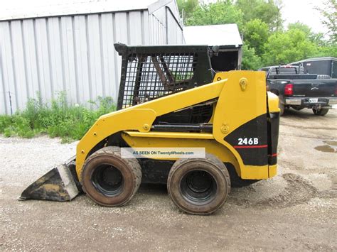 cat 246 skid steer loader|246b skid raise cab.